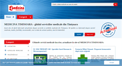 Desktop Screenshot of medicinatimisoara.ro