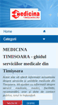 Mobile Screenshot of medicinatimisoara.ro