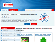 Tablet Screenshot of medicinatimisoara.ro
